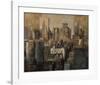 Manhattan and Black Structures-Marti Bofarull-Framed Giclee Print
