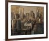 Manhattan and Black Structures-Marti Bofarull-Framed Giclee Print