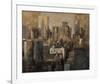 Manhattan and Black Structures-Marti Bofarull-Framed Giclee Print