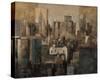 Manhattan and Black Structures-Marti Bofarull-Stretched Canvas