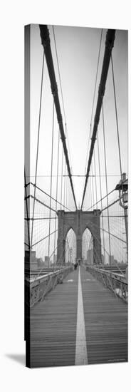 Manhattan and Brooklyn Bridge, New York City, USA-Alan Copson-Stretched Canvas