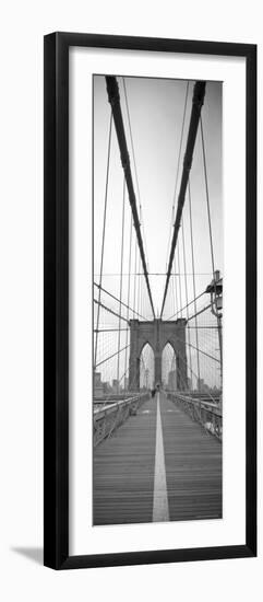 Manhattan and Brooklyn Bridge, New York City, USA-Alan Copson-Framed Premium Photographic Print