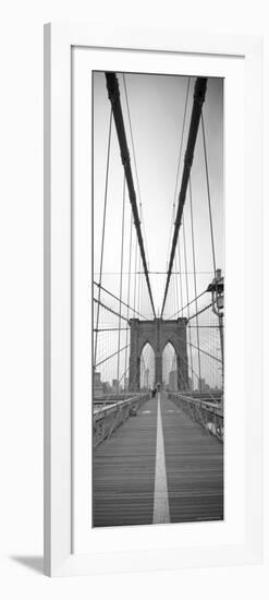 Manhattan and Brooklyn Bridge, New York City, USA-Alan Copson-Framed Photographic Print