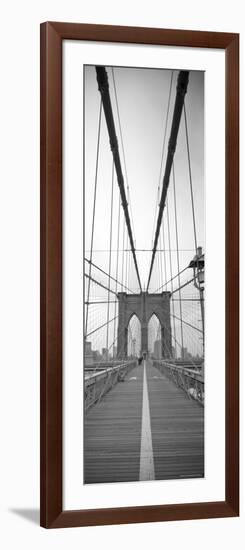 Manhattan and Brooklyn Bridge, New York City, USA-Alan Copson-Framed Photographic Print