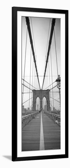 Manhattan and Brooklyn Bridge, New York City, USA-Alan Copson-Framed Photographic Print