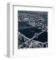 Manhattan and Brooklyn Bridge, New York-null-Framed Art Print