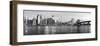 Manhattan and Brooklyn Bridge, NYC-Vadim Ratsenskiy-Framed Giclee Print