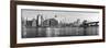 Manhattan and Brooklyn Bridge, NYC-Vadim Ratsenskiy-Framed Giclee Print