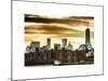 Manhattan and One World Trade Center at Sunset-Philippe Hugonnard-Mounted Art Print