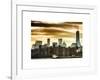 Manhattan and One World Trade Center at Sunset-Philippe Hugonnard-Framed Art Print