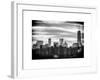 Manhattan and One World Trade Center at Sunset-Philippe Hugonnard-Framed Art Print