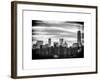 Manhattan and One World Trade Center at Sunset-Philippe Hugonnard-Framed Art Print