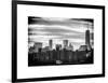 Manhattan and One World Trade Center at Sunset-Philippe Hugonnard-Framed Art Print