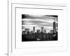 Manhattan and One World Trade Center at Sunset-Philippe Hugonnard-Framed Art Print