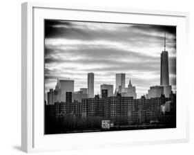 Manhattan and the One World Trade Center at Sunset-Philippe Hugonnard-Framed Photographic Print