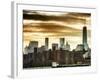 Manhattan and the One World Trade Center at Sunset-Philippe Hugonnard-Framed Photographic Print