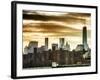 Manhattan and the One World Trade Center at Sunset-Philippe Hugonnard-Framed Photographic Print