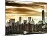 Manhattan and the One World Trade Center at Sunset-Philippe Hugonnard-Mounted Photographic Print