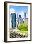 Manhattan Architecture III - In the Style of Oil Painting-Philippe Hugonnard-Framed Giclee Print