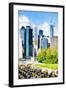 Manhattan Architecture III - In the Style of Oil Painting-Philippe Hugonnard-Framed Giclee Print