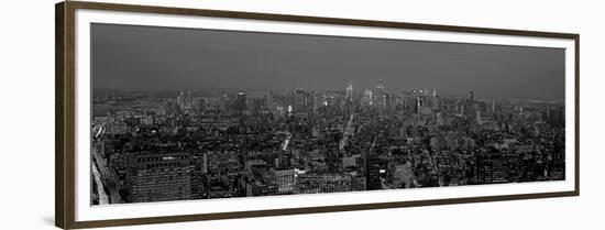 Manhattan at Dusk, NYC-Richard Berenholtz-Framed Art Print