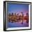 Manhattan at Dusk-Sergey Borisov-Framed Photographic Print