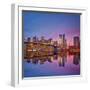 Manhattan at Dusk-Sergey Borisov-Framed Photographic Print