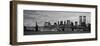 Manhattan at night-Richard Berenholtz-Framed Art Print