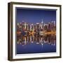 Manhattan at Night-Sergey Borisov-Framed Photographic Print