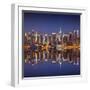 Manhattan at Night-Sergey Borisov-Framed Photographic Print