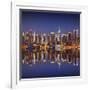 Manhattan at Night-Sergey Borisov-Framed Photographic Print