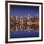 Manhattan at Night-Sergey Borisov-Framed Photographic Print