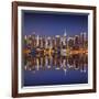 Manhattan at Night-Sergey Borisov-Framed Photographic Print