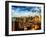 Manhattan at Sunset, Hell's Kitchen and Theater District Views, New York-Philippe Hugonnard-Framed Premium Photographic Print