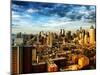 Manhattan at Sunset, Hell's Kitchen and Theater District Views, New York-Philippe Hugonnard-Mounted Premium Photographic Print