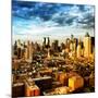 Manhattan at Sunset, Hell's Kitchen and Theater District Views, New York-Philippe Hugonnard-Mounted Photographic Print