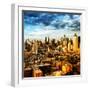 Manhattan at Sunset, Hell's Kitchen and Theater District Views, New York-Philippe Hugonnard-Framed Photographic Print