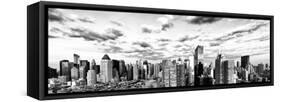 Manhattan at Sunset, Times Square and 42 Street, Midtown Manhattan, New York-Philippe Hugonnard-Framed Stretched Canvas