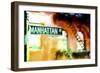 Manhattan AV-Philippe Hugonnard-Framed Giclee Print