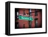 Manhattan Avenue Sign-Philippe Hugonnard-Framed Stretched Canvas