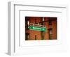 Manhattan Avenue Sign-Philippe Hugonnard-Framed Art Print