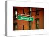 Manhattan Avenue Sign-Philippe Hugonnard-Stretched Canvas