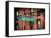 Manhattan Avenue Sign-Philippe Hugonnard-Framed Stretched Canvas