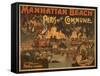 Manhattan Beach - Paris and the Commune Play Poster-Lantern Press-Framed Stretched Canvas