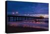 Manhattan Beach Pier, Manhattan Beach, Los Angeles, California, USA-Mark A Johnson-Stretched Canvas