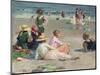 Manhattan Beach-Edward Henry Potthast-Mounted Giclee Print