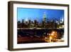 Manhattan Blue-Philippe Hugonnard-Framed Giclee Print