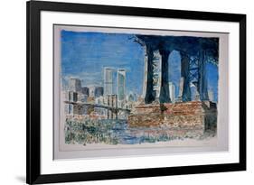Manhattan Bridge, 1997-Anthony Butera-Framed Giclee Print