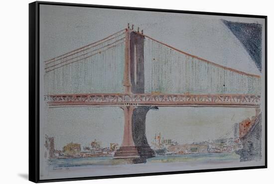 Manhattan Bridge, 1999-Anthony Butera-Framed Stretched Canvas