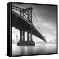 Manhattan Bridge 1-Moises Levy-Framed Stretched Canvas